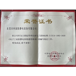 參與編寫行業標準